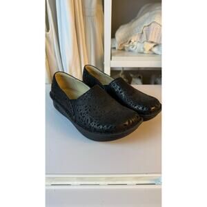 Alegria Debra Delicut women’s Clog; Gem. Black Size 8, work, nursing medical